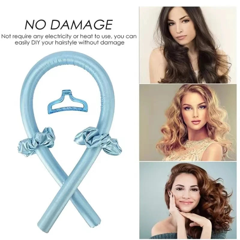 1 Peça de modelador de Cachos Sem Calor para Mulheres, Curler de Espuma de Dormir, Ferramenta Prática de Acessório para Cabelo DIY