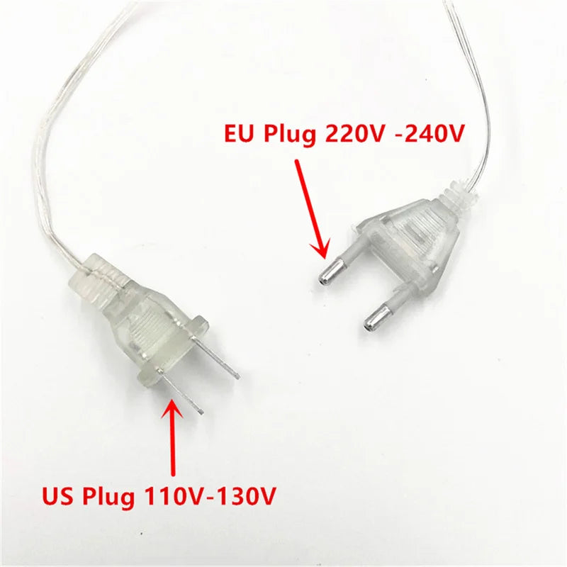 Luzes de Natal para Exterior - Fio de Luzes LED Decorativas 100M/10M/5M - Fairy Lights para Árvore, Festões e Decorações Festivas
