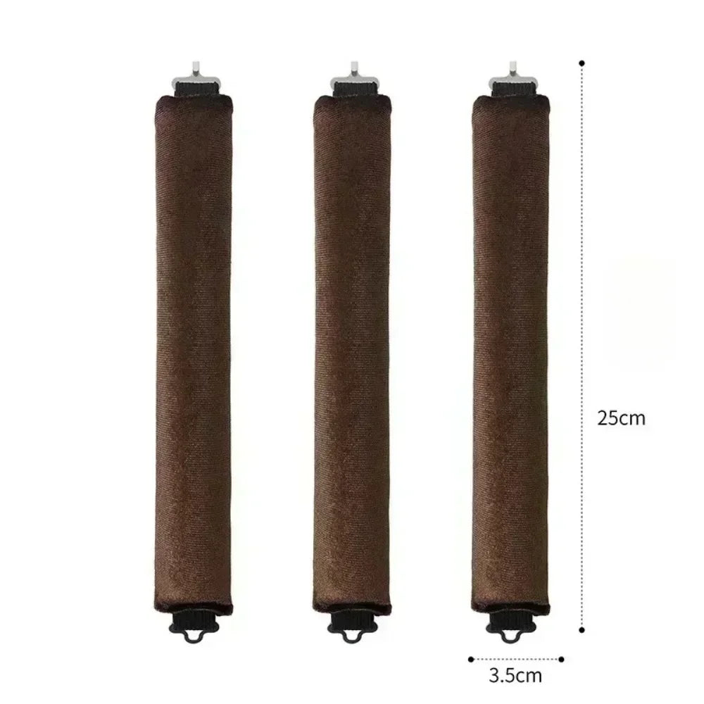 Modelador de Cabelos sem Calor, Faixa de Cabelo para Cachos Sem Calor, Bobes Flexíveis e Macios para Dormir, Cachos Fáceis com Gancho, Ferramenta de Estilo de Cabelo