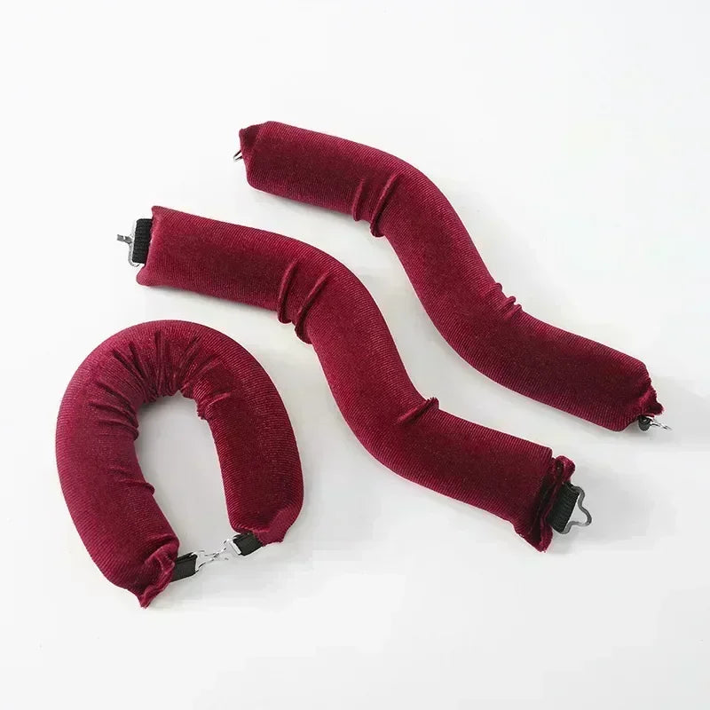 Modelador de Cabelos sem Calor, Faixa de Cabelo para Cachos Sem Calor, Bobes Flexíveis e Macios para Dormir, Cachos Fáceis com Gancho, Ferramenta de Estilo de Cabelo