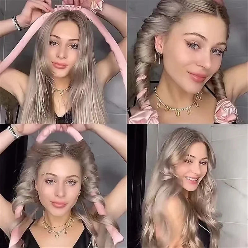 1 Peça de modelador de Cachos Sem Calor para Mulheres, Curler de Espuma de Dormir, Ferramenta Prática de Acessório para Cabelo DIY