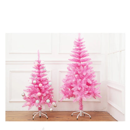 Árvore de Natal Artificial com Base – Árvore de Natal Rosa para Decoração de Fim de Ano, Casa, Escritório, Festa, Presente de Natal, Suprimentos para Decoração de Natal.