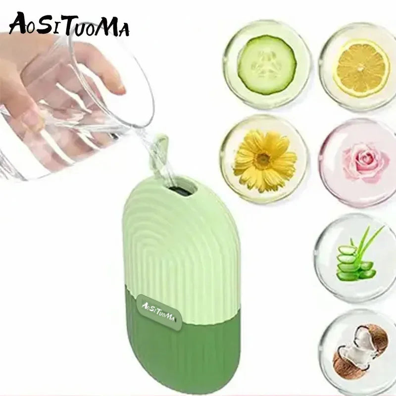 Roller de Gelo de Silicone para o Rosto