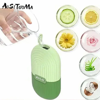 Roller de Gelo de Silicone para o Rosto