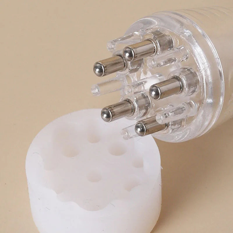 Pente Aplicador de Couro Cabeludo, Mini Pente Portátil de Massagem, Massageador Guiador de Líquido para Óleo Essencial, Anti-Queda de Cabelo, Ferramentas de Cuidados com o Couro Cabeludo.
