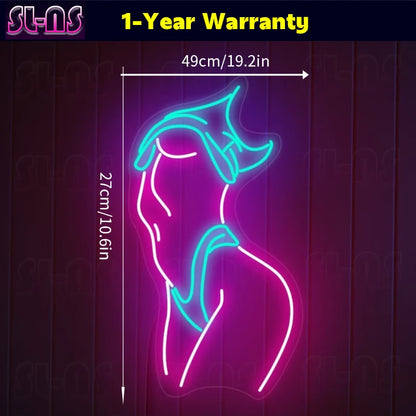 Luz Noturna LED Espelho Neon - Luz de Proposta de Casamento Decoração de Quarto Luz de Letra para Estilo Atmosférico