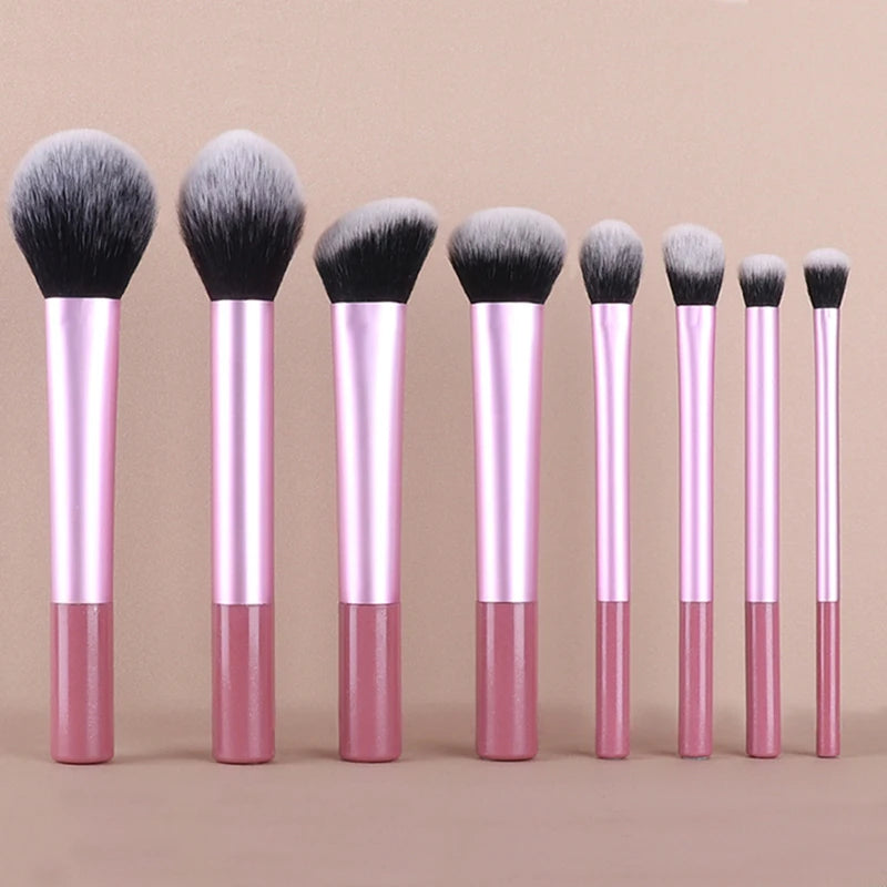 Conjunto de Maquiagem com 15 Peças, Pincel para Pó, Pincel Bloom, Pincel de Beleza, Pincel para Base, Pincel para Contorno, Pincel para Sombra, Pincel para Corretivo.
