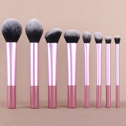 Conjunto de Maquiagem com 15 Peças, Pincel para Pó, Pincel Bloom, Pincel de Beleza, Pincel para Base, Pincel para Contorno, Pincel para Sombra, Pincel para Corretivo.