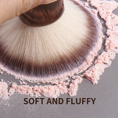 Pincéis de Maquiagem  com Dupla Cabeça, Pincel para Base, Pó, Corretivo, Blush, Bronzer, Pincel de Maquiagem com Cerdas Macias, Ferramentas de Beleza Cosméticas