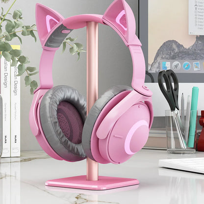 Suporte para Fone de Ouvido em Liga de Alumínio, Economia de Espaço, Suporte para Headset de Jogo, Organizador de Mesa, Expositor de Fones de Ouvido, Suporte de Gancho.