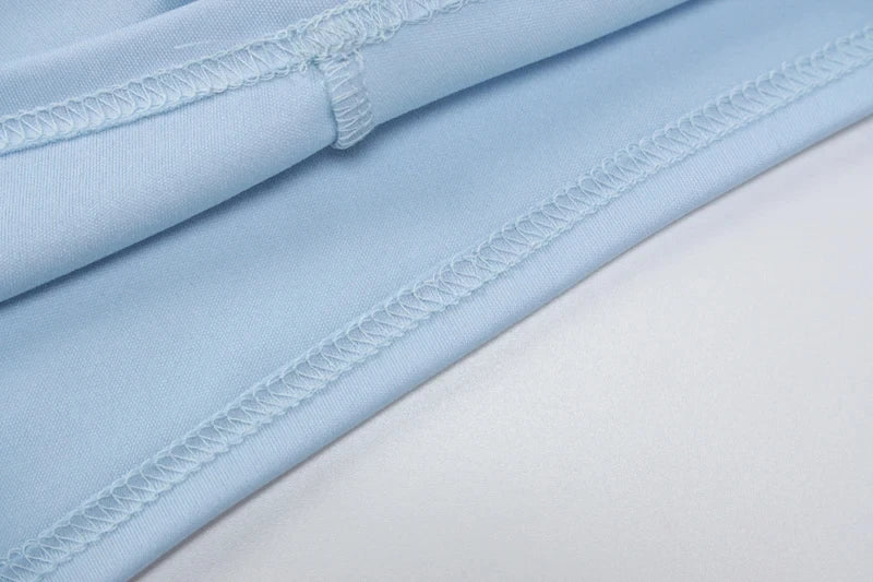 Conjunto Feminino Verão 2024 - Top Tomara que Caia e Mini Saia, Moda Festa e Clube