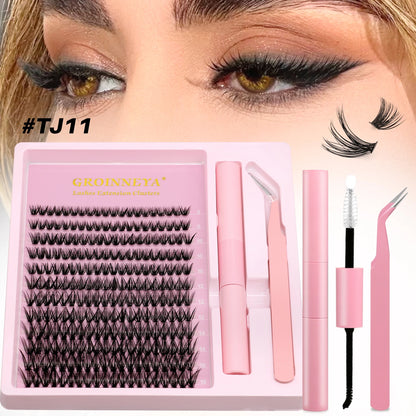 Kit de Extensão de Cílios DIY GROINNEYA