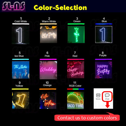 Luz Noturna LED Espelho Neon - Luz de Proposta de Casamento Decoração de Quarto Luz de Letra para Estilo Atmosférico