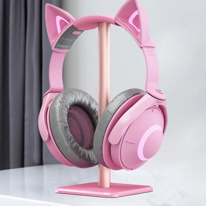 Suporte para Fone de Ouvido em Liga de Alumínio, Economia de Espaço, Suporte para Headset de Jogo, Organizador de Mesa, Expositor de Fones de Ouvido, Suporte de Gancho.