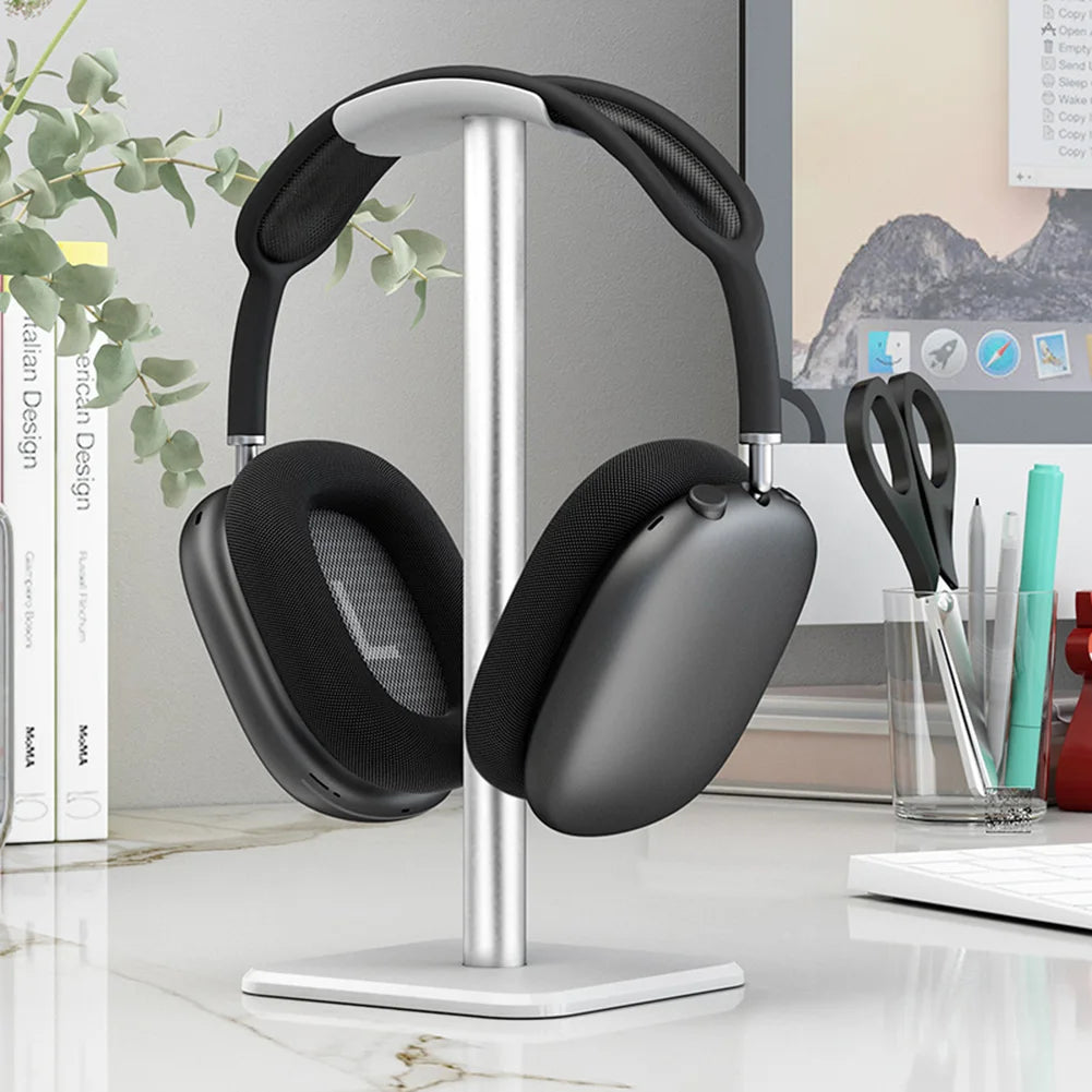 Suporte para Fone de Ouvido em Liga de Alumínio, Economia de Espaço, Suporte para Headset de Jogo, Organizador de Mesa, Expositor de Fones de Ouvido, Suporte de Gancho.
