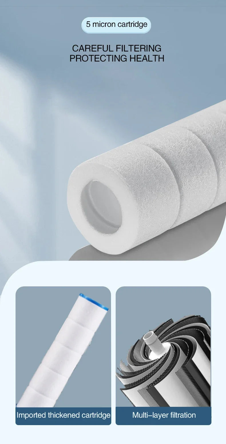 Cabeça de Chuveiro com Filtro de Alta Pressão - Spray Ajustável em 3 Modos com Escova de Massagem, Chuveiro de Chuva, Acessórios para Banheiro