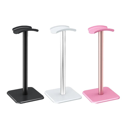 Suporte para Fone de Ouvido em Liga de Alumínio, Economia de Espaço, Suporte para Headset de Jogo, Organizador de Mesa, Expositor de Fones de Ouvido, Suporte de Gancho.