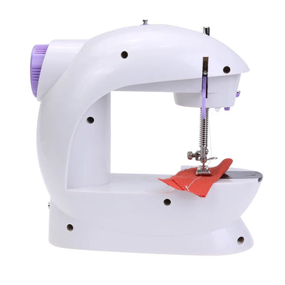 Máquina de Costura Elétrica Pequena e Portátil, Doméstica, Móvel, Totalmente Automática, para Iniciantes, Pequena para Mesa, Multifuncional