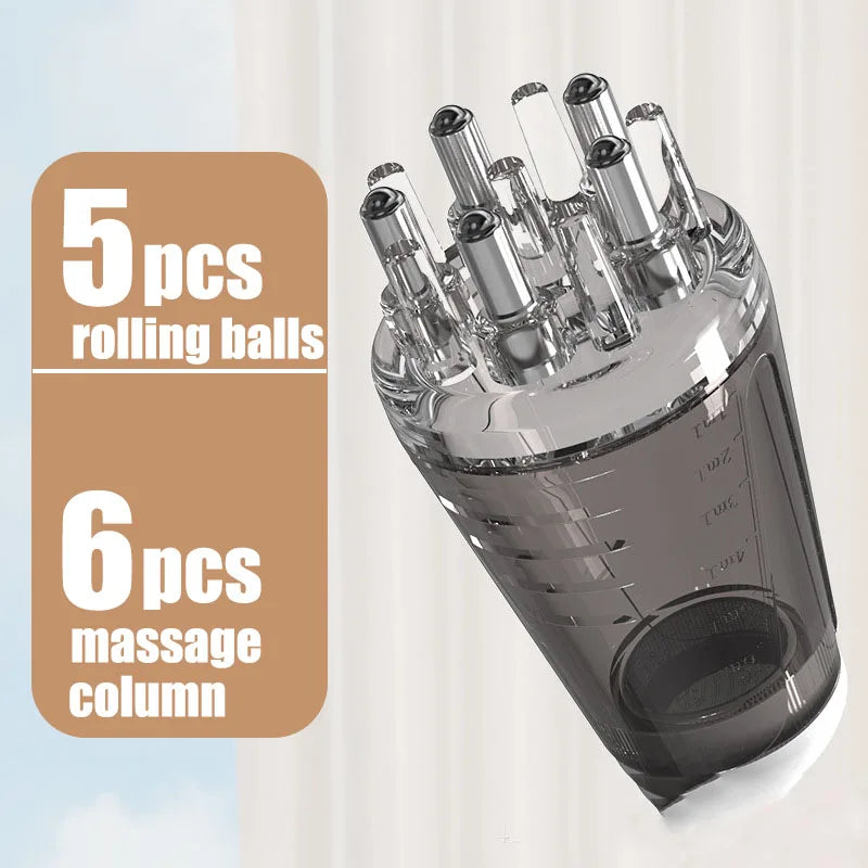 Pente Aplicador de Couro Cabeludo, Mini Pente Portátil de Massagem, Massageador Guiador de Líquido para Óleo Essencial, Anti-Queda de Cabelo, Ferramentas de Cuidados com o Couro Cabeludo.