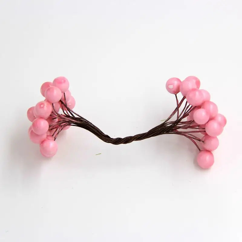 Pacote de 1 Wreath de Natal Rosa e Branco DIY: Ramo de Pinheiro Artificial com Neve, Decoração para Porta/Árvore de Natal, Enfeites de Natal, Decoração de Mesa para o Natal.