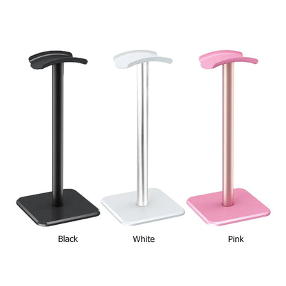Suporte para Fone de Ouvido em Liga de Alumínio, Economia de Espaço, Suporte para Headset de Jogo, Organizador de Mesa, Expositor de Fones de Ouvido, Suporte de Gancho.