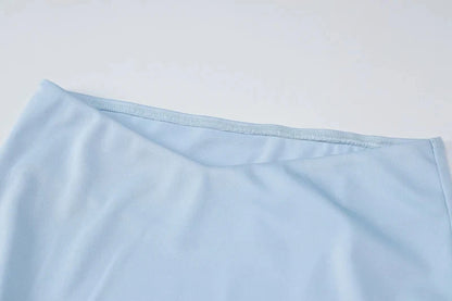 Conjunto Feminino Verão 2024 - Top Tomara que Caia e Mini Saia, Moda Festa e Clube