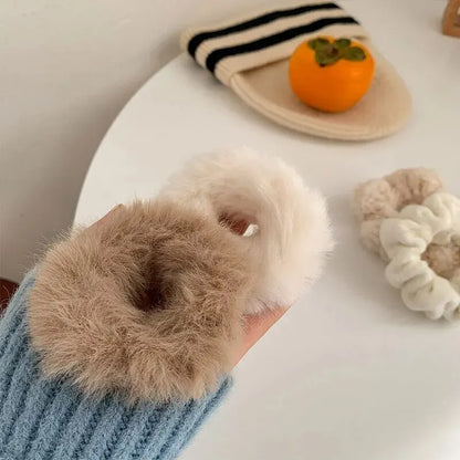 7 Pcs/Set Conjunto de Scrunchies para Mulheres, Faixa de Cabelo de Veludo Sólido para Meninas, Prendedores de Cabelo, Elásticos de Cabelo, Acessórios de Cabelo