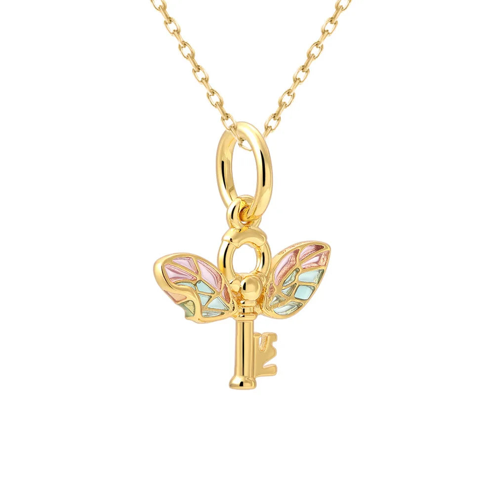 Charm 925 Prata com Banho de Ouro - Batatas Fritas e Peixinho Dourado para Pulseira Pandora