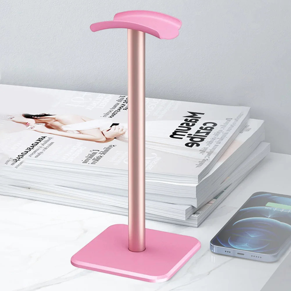 Suporte para Fone de Ouvido em Liga de Alumínio, Economia de Espaço, Suporte para Headset de Jogo, Organizador de Mesa, Expositor de Fones de Ouvido, Suporte de Gancho.