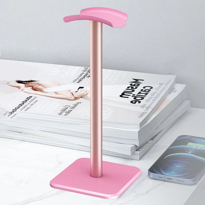Suporte para Fone de Ouvido em Liga de Alumínio, Economia de Espaço, Suporte para Headset de Jogo, Organizador de Mesa, Expositor de Fones de Ouvido, Suporte de Gancho.