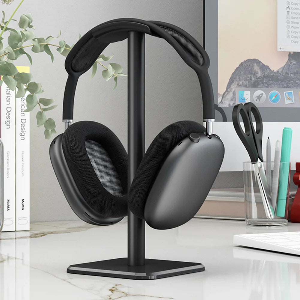 Suporte para Fone de Ouvido em Liga de Alumínio, Economia de Espaço, Suporte para Headset de Jogo, Organizador de Mesa, Expositor de Fones de Ouvido, Suporte de Gancho.