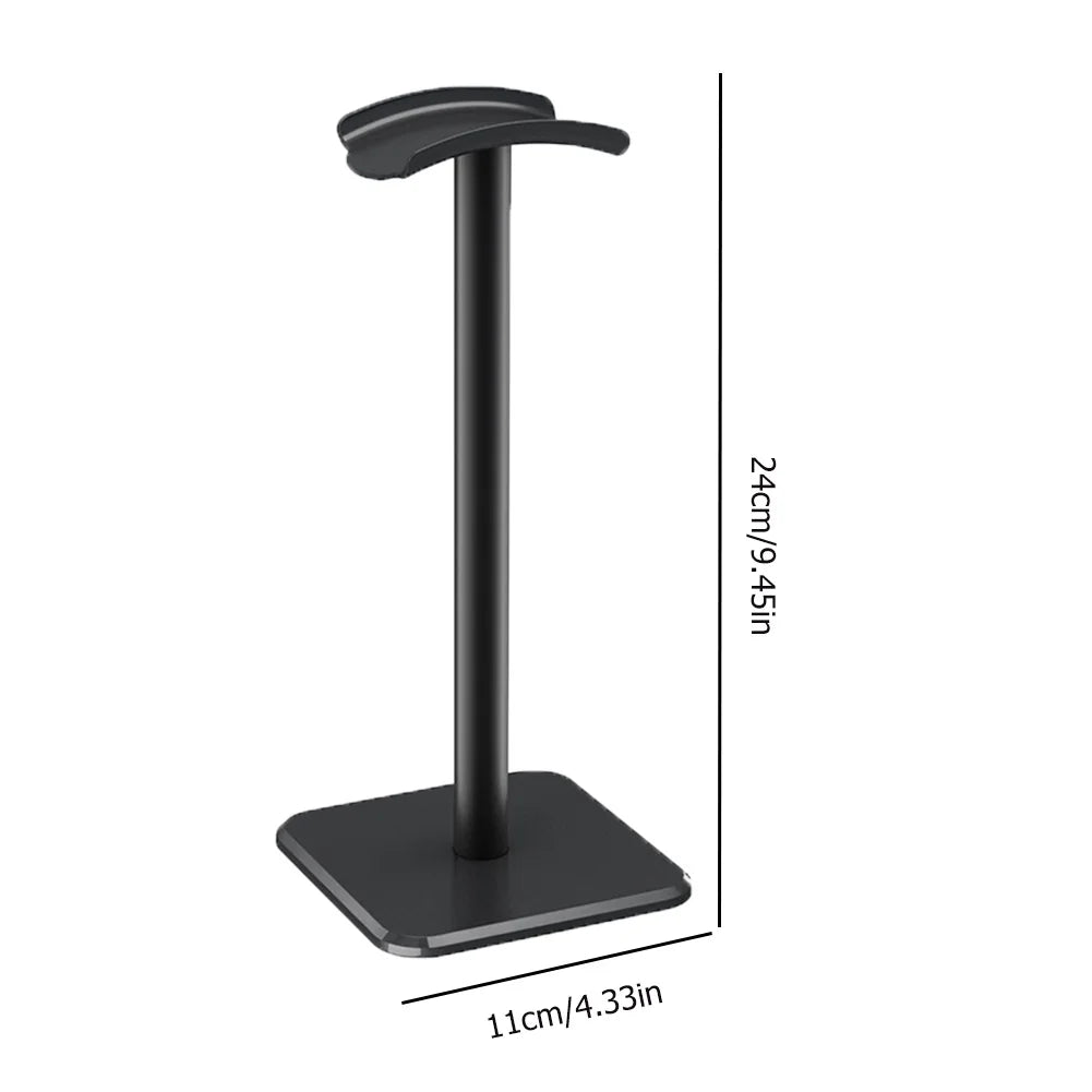 Suporte para Fone de Ouvido em Liga de Alumínio, Economia de Espaço, Suporte para Headset de Jogo, Organizador de Mesa, Expositor de Fones de Ouvido, Suporte de Gancho.