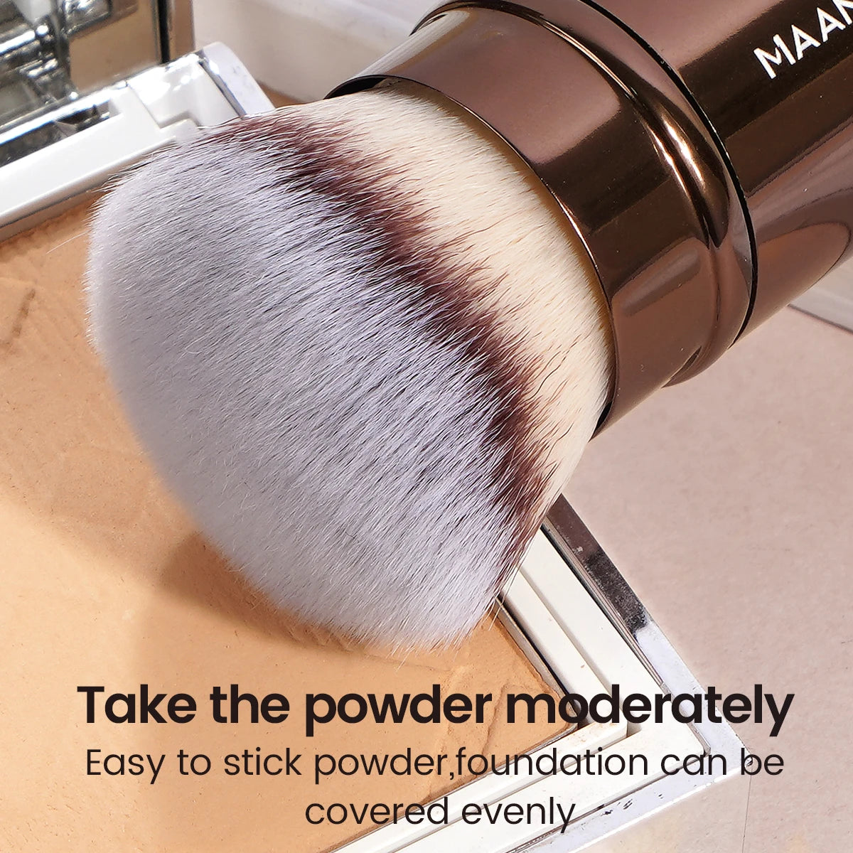 Pincéis de Maquiagem  com Dupla Cabeça, Pincel para Base, Pó, Corretivo, Blush, Bronzer, Pincel de Maquiagem com Cerdas Macias, Ferramentas de Beleza Cosméticas