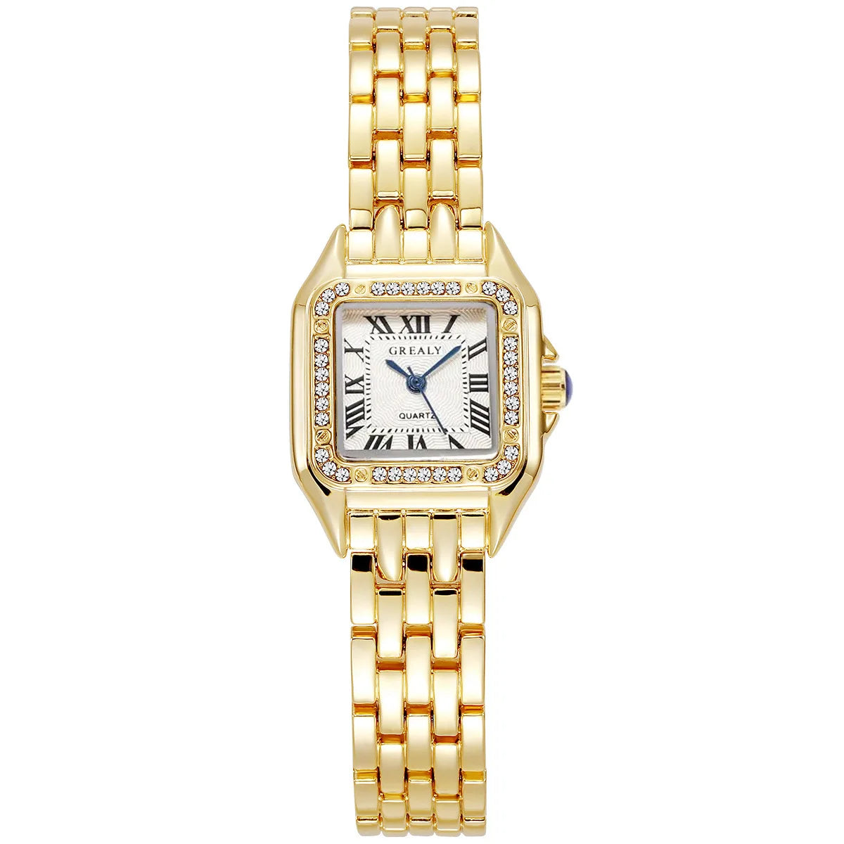 Relógio Feminino UTHAI, Marca de Luxo Leve, Relógio de Quartzo com Pulseira de Aço Inoxidável, Relógio de Moda para Mulheres, Relógio de Pulso de Negócios para Senhoras.