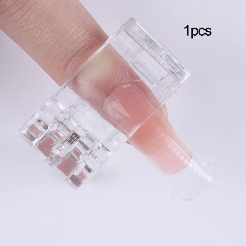 Conjunto de Ferramentas para Manicure com Tips de Unhas Falsas para Extensão, Ponta Acrílica, Unhas Falsas de Gel UV, Moldes para Construção Rápida, Tips de Cobertura Completa e Escultura.