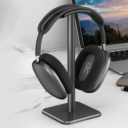 Suporte para Fone de Ouvido em Liga de Alumínio, Economia de Espaço, Suporte para Headset de Jogo, Organizador de Mesa, Expositor de Fones de Ouvido, Suporte de Gancho.
