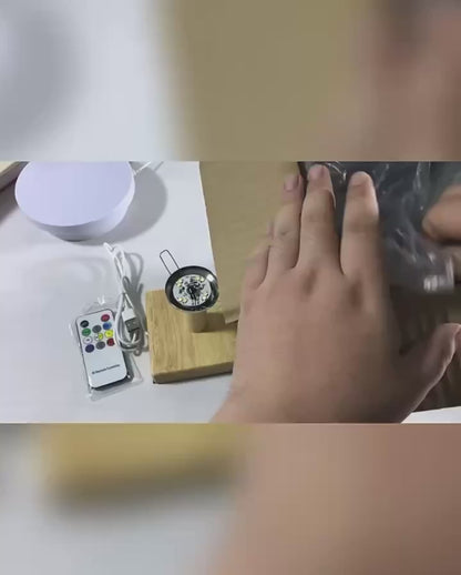 Luminária de Mesa Retro em Madeira - Estilo Chinês para Quarto e Escritório